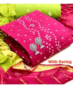Pure bandhej salwar kameez