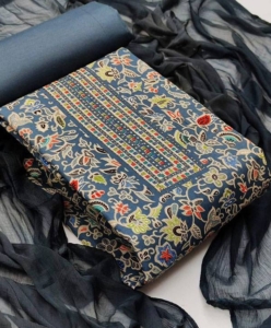 HEAVY COTTON FLORAL PRINTED SUIT MATERIAL