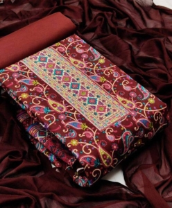 HEAVY COTTON FLORAL PRINTED SUIT MATERIAL