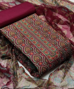 HEAVY COTTON FLORAL PRINTED SUIT MATERIAL