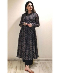 Printed Anarkali Suit