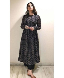 Printed Anarkali Suit