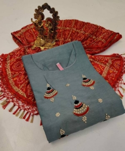 Cotton Kurti and dupatta