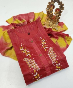 Cotton Kurti and dupatta