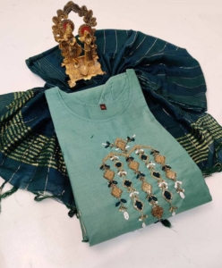 Cotton Kurti and dupatta