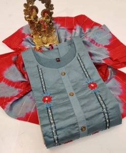 Cotton Kurti and dupatta