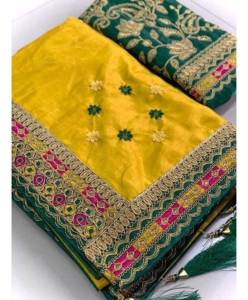 Royal Rangoli silk