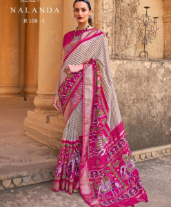 Pure silk  designer patola saree