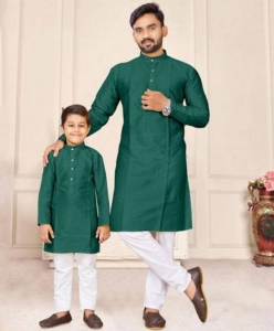 silk kurta cotton pajama