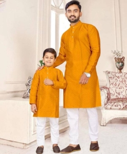 silk kurta cotton pajama