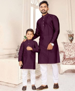 silk kurta cotton pajama