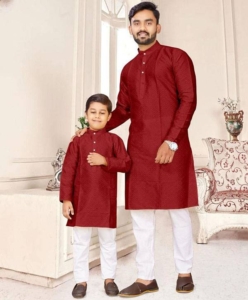 silk kurta cotton pajama