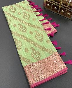 banarasi katan silk saree