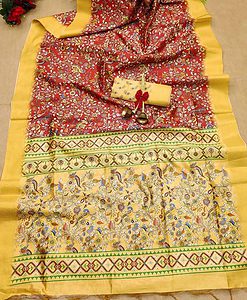 kamalkari tussar silk saree