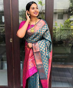 Lichi Silk Banarasi Saree