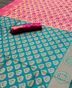 Lichi Silk Banarasi Saree