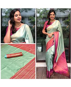 Lichi Silk Banarasi Saree