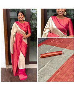 Lichi Silk Banarasi Saree