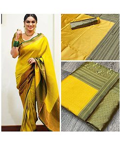 Lichi Silk Banarasi Saree