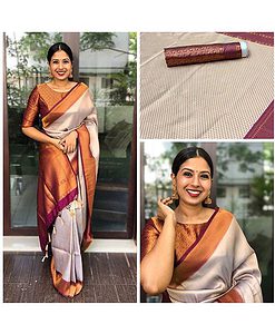 Lichi Silk Banarasi Saree