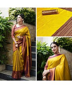 Lichi Silk Banarasi Saree