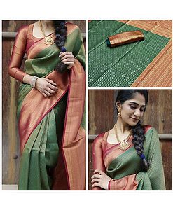 Lichi Silk Banarasi Saree