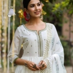 Anarkali gown Punjabi dupatta set shop online