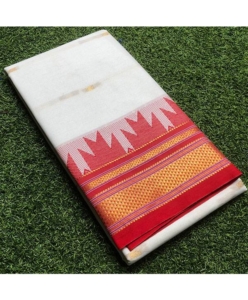 Pure Silk Cotton Saree (Temple paithani)