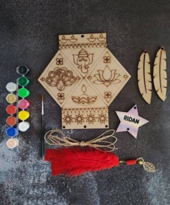 Diwali kandil DIY Kit for kids fun for kids