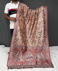 Pure tussar kalamkari prints