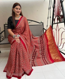 Pavitra Bandhej  laheriya saree