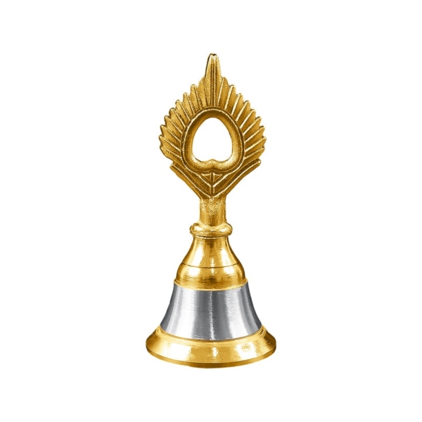 Brass and Steel Temple Ghanti (Pooja Bell)