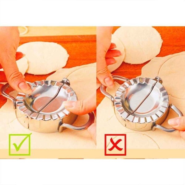 Stainless steel dumpling, ghughra, gujiya maker tool