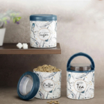 Multipurpose Tea Coffee Sugar Storage Container (3 Pc Set)