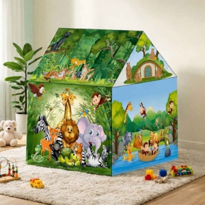 Jungle Safari Foldable Kids Play Tent House Jungle Safari Foldable Kids Play Tent House
