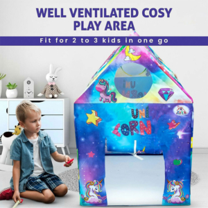 Unicorn Theme Foldable Kids Play Tent House Unicorn Theme Foldable Kids Play Tent House