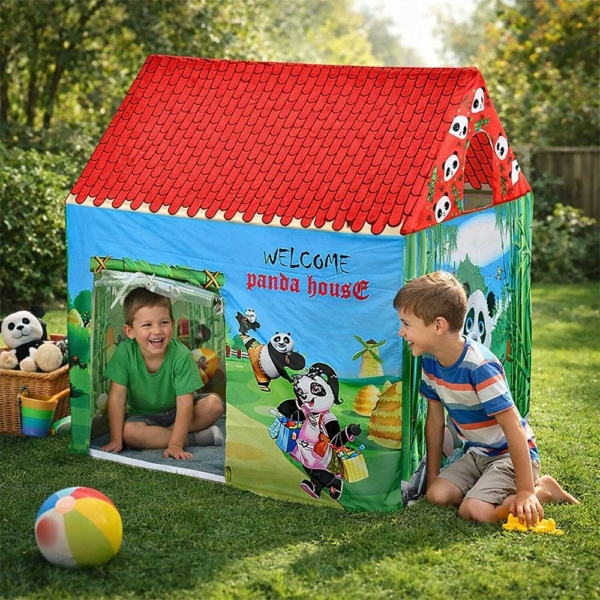 Panda Theme Foldable Kids Play Tent House