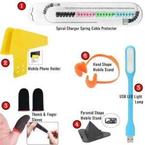 Mobile accessories 6-in-1 combo