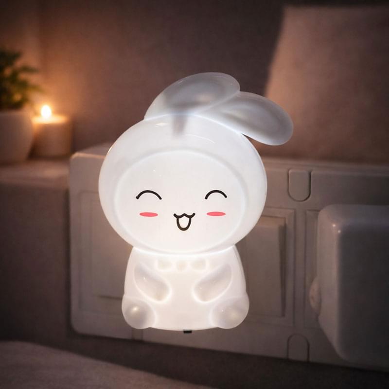 Cute Bunny Plug-In LED Night Light