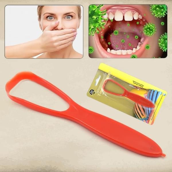 Plastic Tongue Cleaner For Kids & Adults