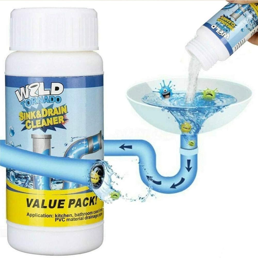 Powerful Sink and Drain Cleaner, Super Clog Remover (110 Gm)
